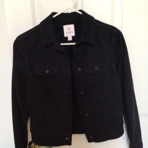 LuLaRoe Black Harvey  Unicorn Denim Jacket